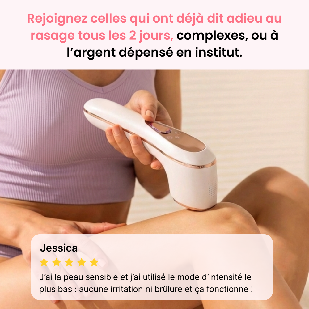 Épilateur à Lumière pulsée IPL - Ulvessa Pro